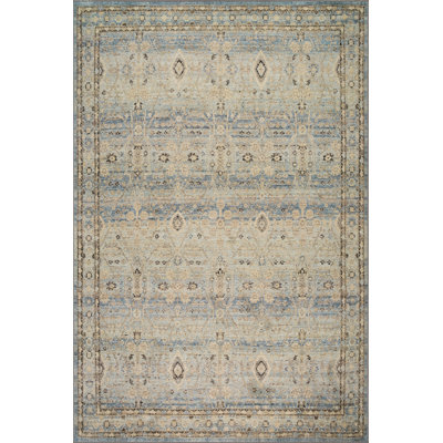  Thalindra Traditional Bordered Washable Area Rug
