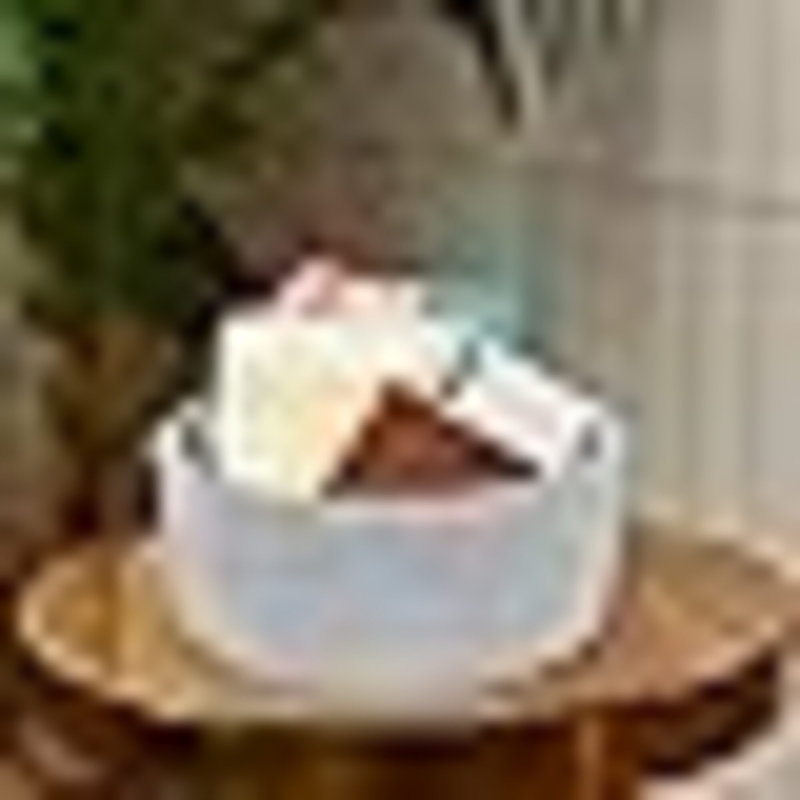 2 Pack Small Baskets, Cotton Rope Woven Basket, Cute Mini Tiny Storage Baskets, Decorative Boho Basket For Nursery Living Room Bedroom Shelf, Empty Gift Basket