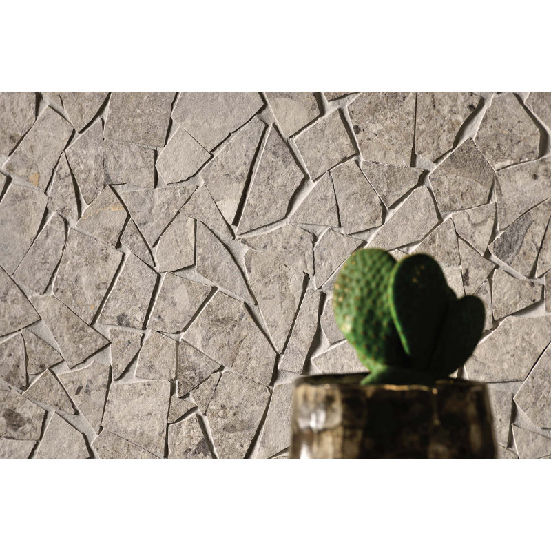Frammenta Porcelain Random Mosaic Wall & Floor Tile, Beige