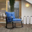 Chaise berçante d'extérieur en osier avec fauteuil-1273802133