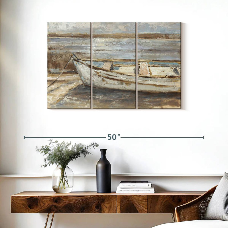 Mehar vieilli barque I, H 24 po x l 38 po