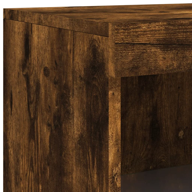 Baraa Standard Accent Cabinet, Smoked Oak