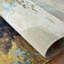 Tapis beige / bleu / gris intérieur / extérieur-57385711