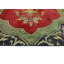 Tapis de couloir vintage fait à la main Darleen - rouge - bleu marine, 2 pi 3 po x 4 pi 2 po