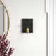 Lonnie Single Light Dimmable Armed Sconce