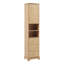 Armoire de rangement autoportante de 67,7 po de hauteur avec 1 porte, 3 tiroirs, tablette réglable, rangement ouvert