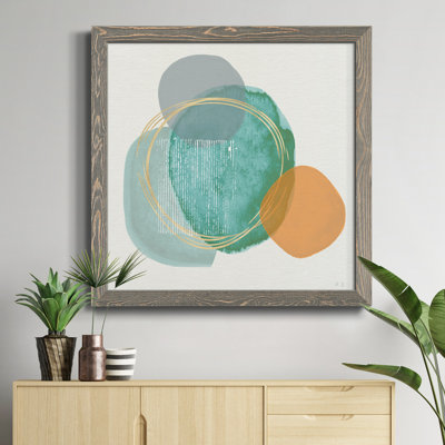 " Cactus Vignette II " Painting Print