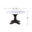 Round Dining Table With Artificial Marble Top