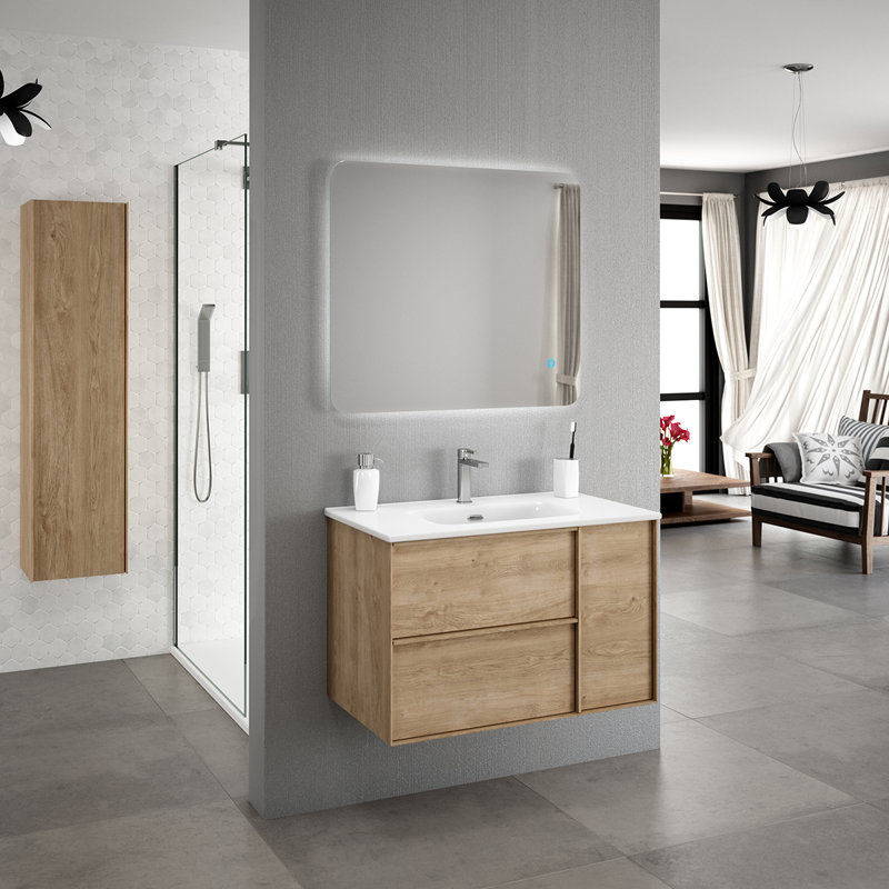 Palma 32'' W Single Vanity, Natural Oak, 40"