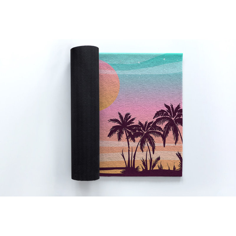 Non-Slip Ombre Outdoor Doormat