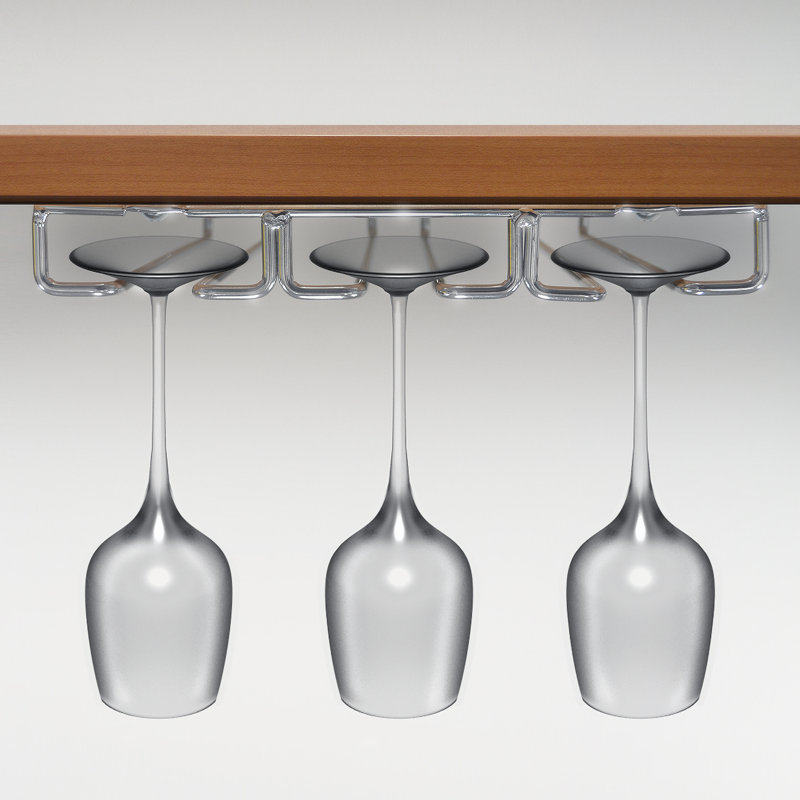 Support à verres à vin et porte-verres à pied sous l'armoire Sorbus