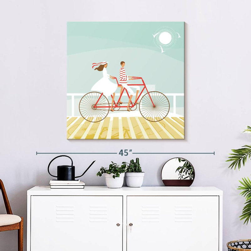 Senne, couple d'été à vélo