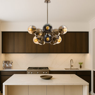 Lustre luxueux 10 lumières