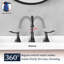Robinet de salle de bain avec bec tournant à 360 degrés-115744950