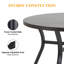 Argyri 44" Round Metal Outdoor Dining Table