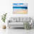 Canvas Print - Wall Art - Prints On Canvas - 100X70 Image Picture Theme: Calm Sea
