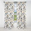 Motif à pois Minimalist Beauty - Rideau abstrait - Rideau occultant en velours - 1 panneau-107550633