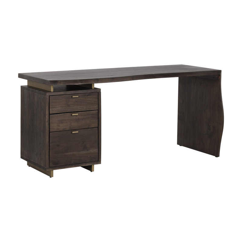 Solid Wood Iron Writing Desk