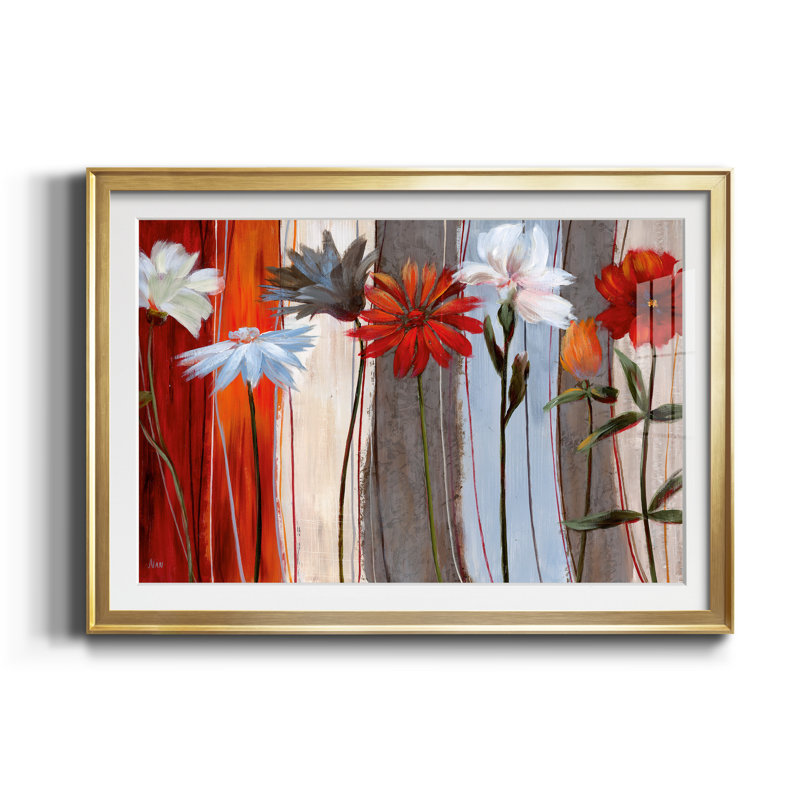 " Spring Debut " Painting Print, 26.5" H x 36.5" W x 1.5" D, Gold