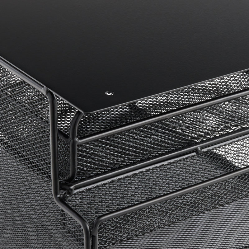 Onyx Mesh Mountable Hanging Desk Storage