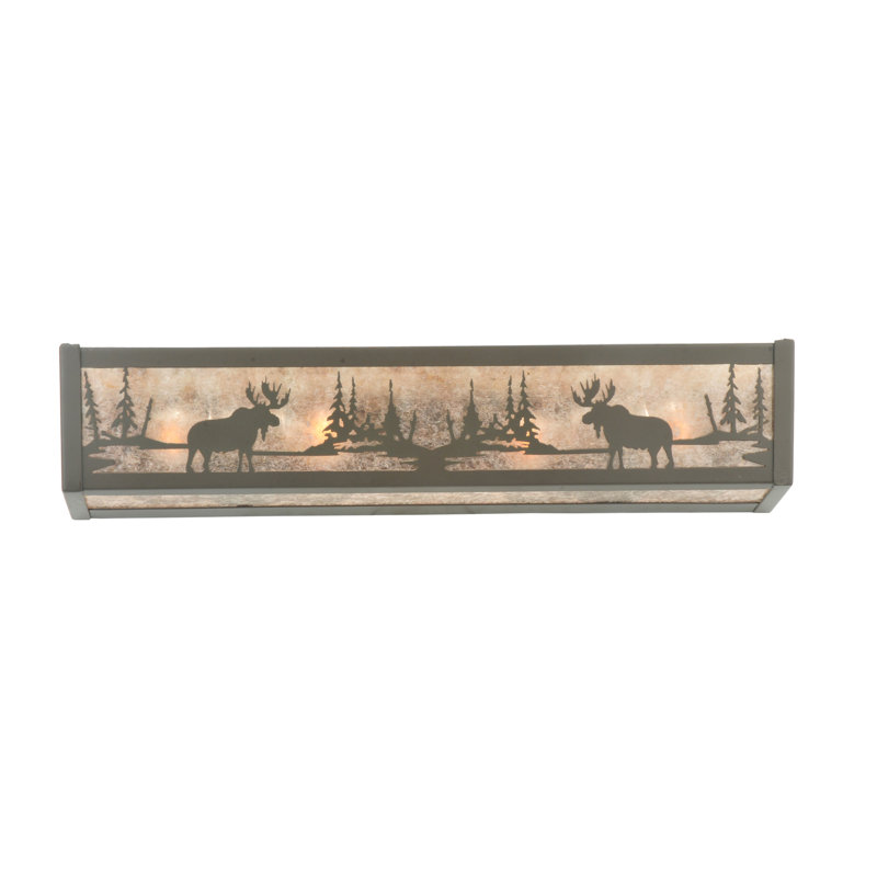 Rustic Lodge 4 - Light Bath Bar, Timeless Bronze