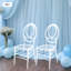 4 pièces, chaise de bureau transparente pour mariage, élégante et sophistiquée
