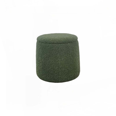 Round Storage Ottoman