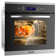 24"2.6 cu. ft Three Layer Tempered Glass Multifunctional Single Electric Wall Oven With Convection Touch Control In Stainless Steel