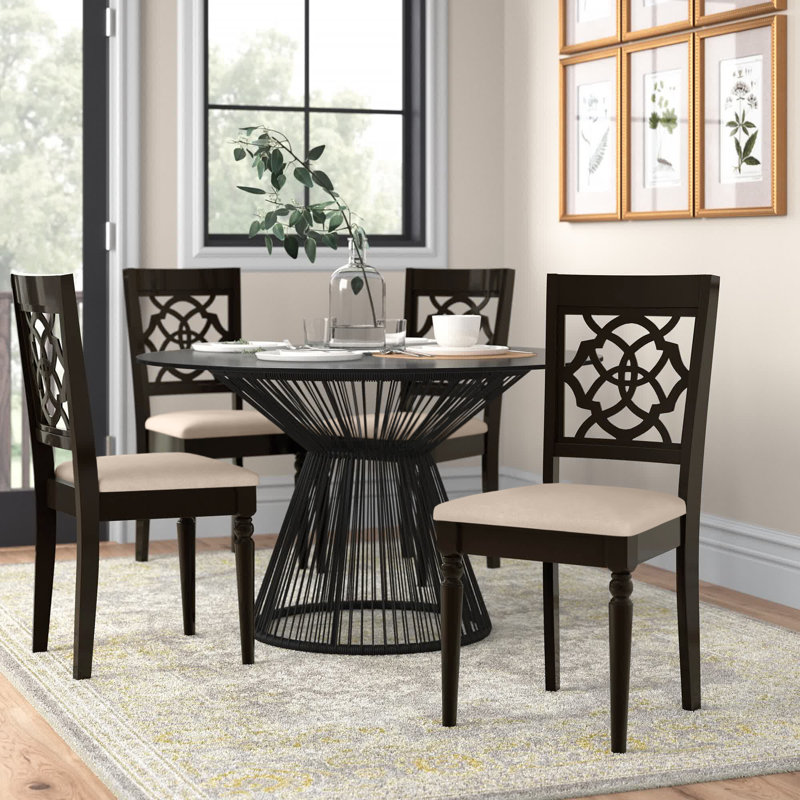 17.9'' H Upholstered Side Chair, Sand