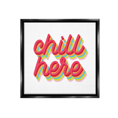 "Retro Chill Here" par Lil 'Rue sur toile