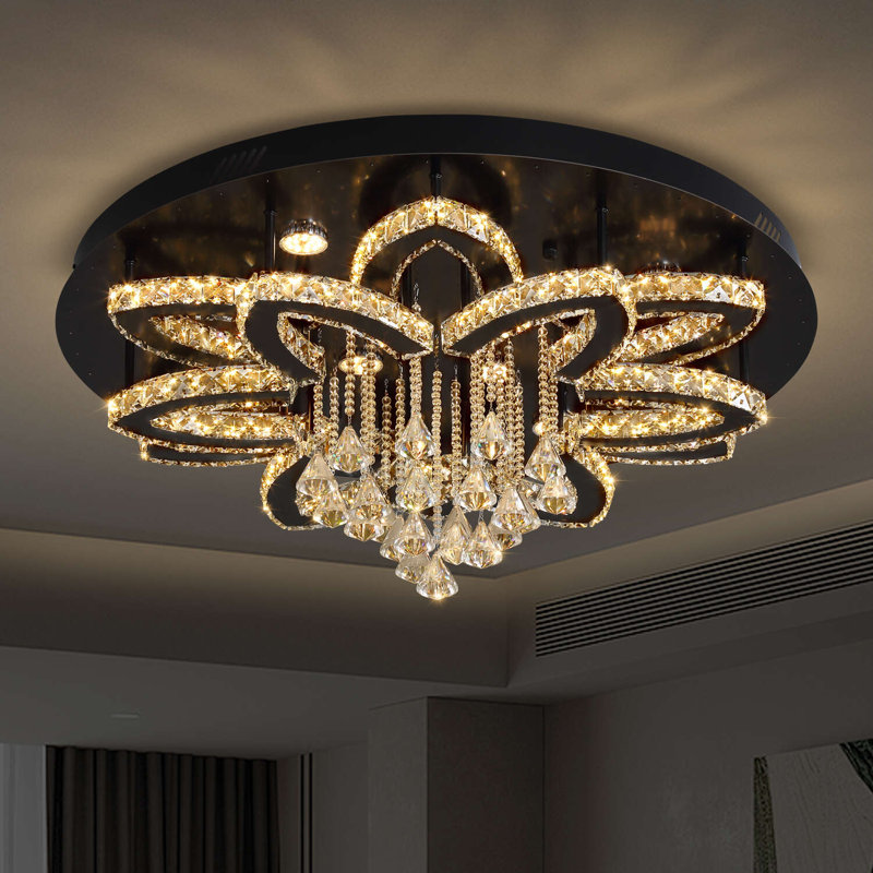 Luminaire plafonnier encastré W32 Modern, Noir mat