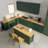 Bartlum Sturdy Solid Hevea Wood Block Countertop for Workbenches-422797556