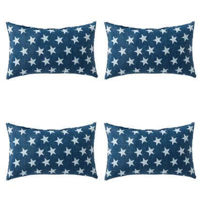 Henrich Indoor/Outdoor Striped Lumbar Pillow