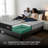  Springfit 10-inch All Foam Mattress, cooling memory foam for pressure relief, breathable knitted cover, medium plush feel - King-117882466