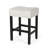 Elegant Leather Counter Height Barstool Set, Ideal For Kitchen And Entertaining Spaces.