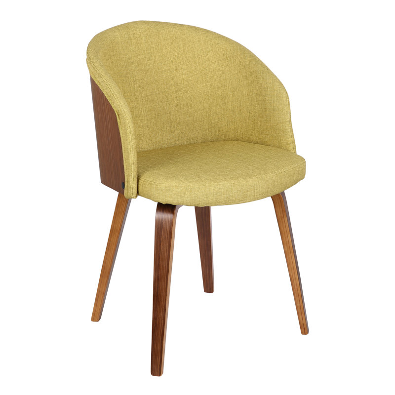 47cm H Polyester Blend Upholstered Armchair, Green