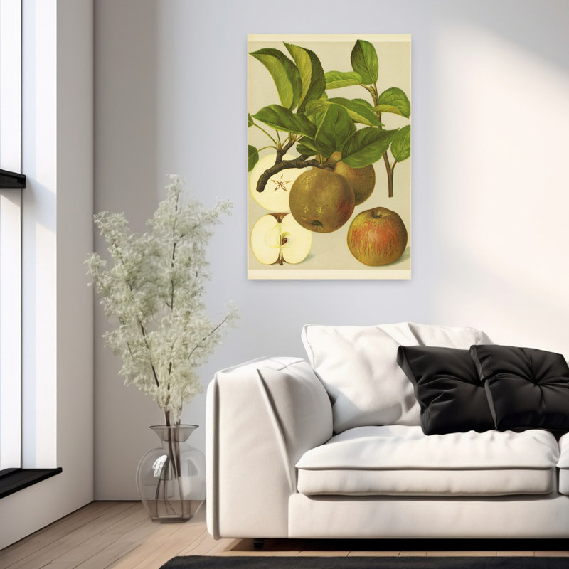 «Russet Apples I», art de paysage naturel rustique biologique rétro, H 36 po x l 24 po