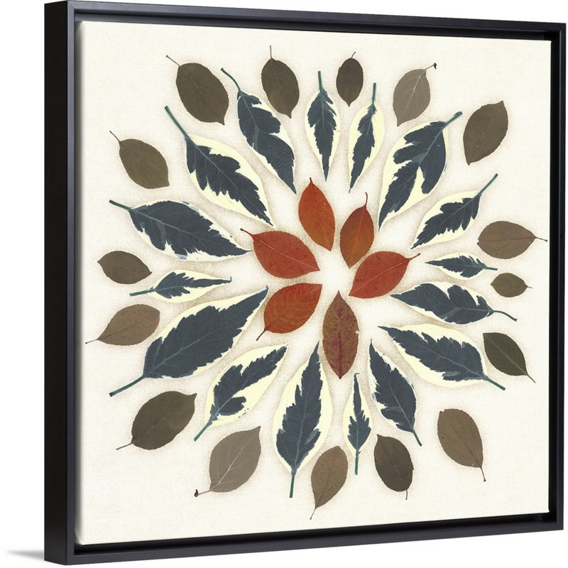 « Couronne I » par Edward Selkirk, reproduction d’art sur toile, Cadre noir, H 14 po x l 14 po x P 1,75 po