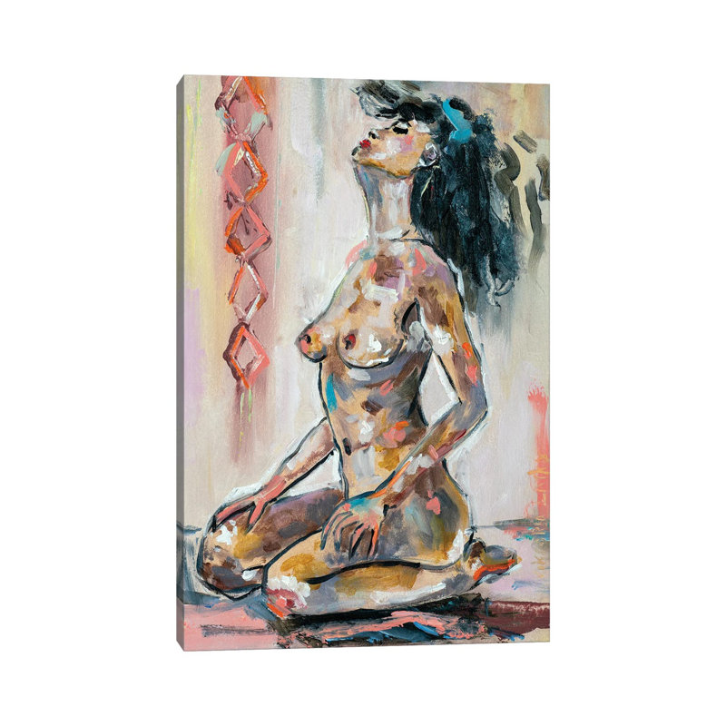 «Moments Of Intimité With Yourself», reproduction d'art murale encadrée, H 18 po x l 12 po, Toile tendue, Ne s’applique pas