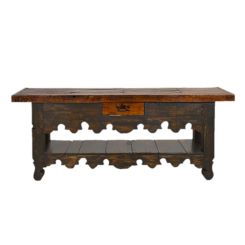 Grey Wash Solid Wood Credenza