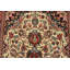 Tapis Qom fin 97 cm x 157 cm, laine/soie ivoire, tapis traditionnel noué à la main