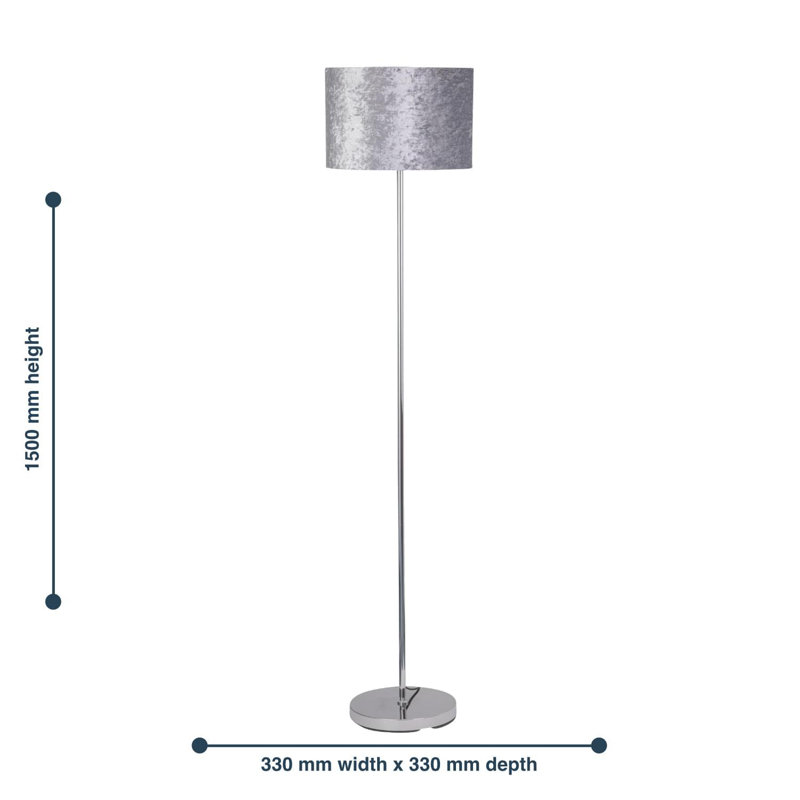 Talmo 150cm Traditional Floor Lamp Set