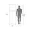 Armoire avec 2 portes et tringle