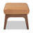 Kiger Faux Leather Ottoman