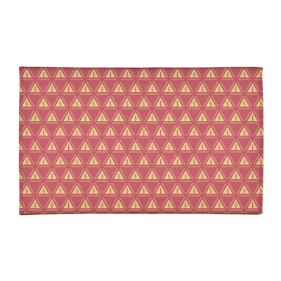 Tapis de zone orange/jaune minimal trees