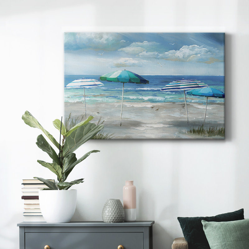 Oceanside-Gallery Wrapped Canvas, 12" H x 18" W
