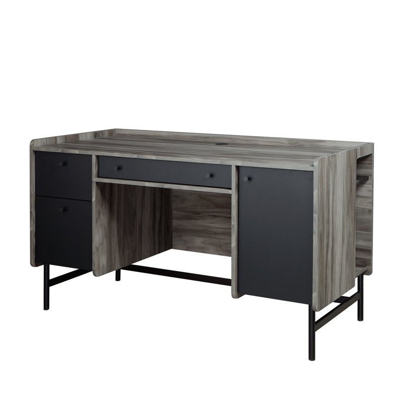Bureau, finition grise