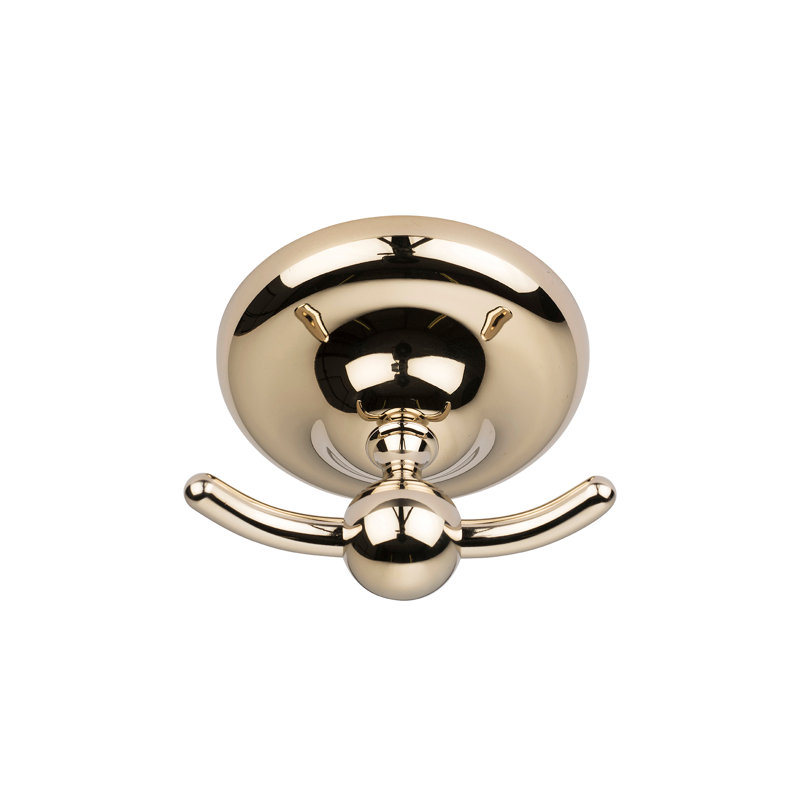 Wall Mounted Robe Hook, Antique Gold