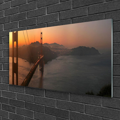 Bridge Architecture - Unframed Photograph on Glass