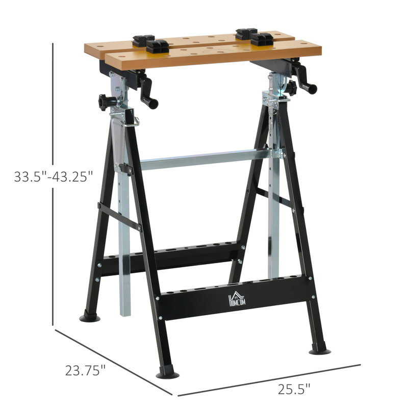 Établi à hauteur réglable l 25 po